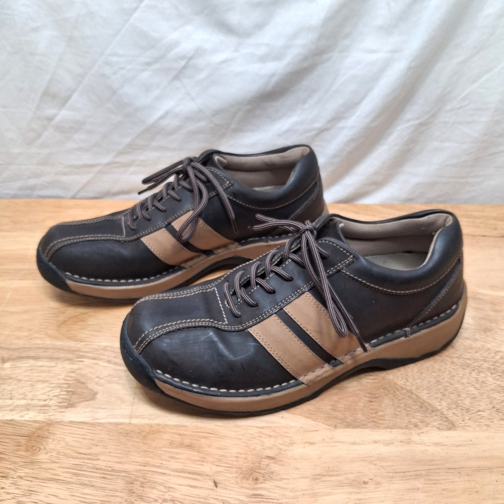 Arizona Jean Company Shoes SZ 10m Men Casual Shoes Lace Up Brown Stripe